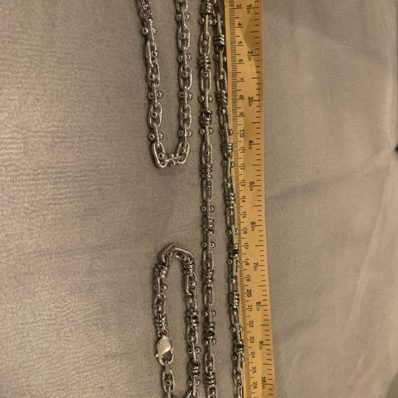 Italian link sterling silver set
